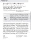 Dorsal Wrist Ganglion: Pilot for Randomized Control Trial Comparing Aspiration Alone or Combined with Injection of Platelet-Rich Plasma
