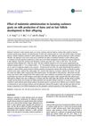 Effect of Melatonin Administration to Lactating Cashmere Goats on Milk Production of Dams and Hair Follicle Development in Their Offspring