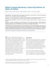 Ablative Fractional Resurfacing in Topical Drug Delivery: An Update and Outlook