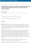 A Comparative Study of the Outcomes of Potent Topical Steroids Versus Topical Tretinoin in Patchy Alopecia Areata of the Scalp