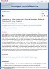 Evaluation of Total Oxidant and Total Antioxidant Status in Patients with Acne Vulgaris
