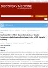 Cepharanthine Inhibits Doxorubicin-Induced Cellular Senescence by Activating Autophagy via the MTOR Signaling Pathway