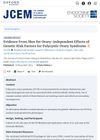 Evidence From Men for Ovary-Independent Effects of Genetic Risk Factors for Polycystic Ovary Syndrome