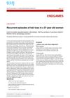 Recurrent Episodes of Hair Loss in a 37-Year-Old Woman