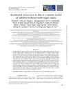 Accelerated Senescence in Skin in a Murine Model of Radiation-Induced Multi-Organ Injury