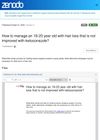 How to Manage an 18-20 Year Old with Hair Loss Not Improved with Ketoconazole?