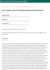 An Unusual Case of Anasarca-Rapunzel Syndrome