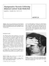 Postoperative Necrosis Following Bilateral Lateral Scalp Reduction
