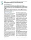 Therapeutic Androgen Receptor Ligands