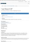 Just Shave It Off: Analyzing Baldness Perceptions and Resistance