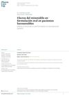 Effects of Oral Minoxidil in Barosensitive Patients