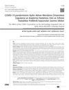 The Effects of the COVID-19 Pandemic on the Dermatology Outpatient Clinic of Aydın Adnan Menderes University Hospital
