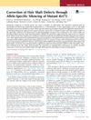 Correction of Hair Shaft Defects Through Allele-Specific Silencing of Mutant Krt75