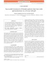 Successful Treatment of Female-Pattern Hair Loss with Spironolactone in a 9-Year-Old Girl