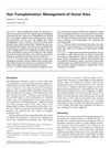 Hair Transplantation: Donor Area Management Techniques