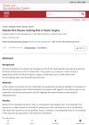 Platelet-Rich Plasma: Evolving Role in Plastic Surgery
