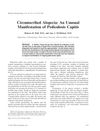Circumscribed Alopecia: An Unusual Manifestation of Head Lice Infestation