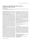 Evaluation of a Hot-Wire Hair Removal Device Compared to Razor Shaving