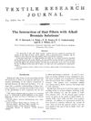 The Interaction of Hair Fibers with Alkali Bromide Solutions