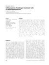 Safety Aspects of Androgen Treatment with 5α-Dihydrotestosterone