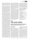 The Clock Within: Molecular Clock in Epidermis Regulates Circadian Rhythms and Stem Cell Cycles