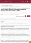 International Society for the Study of Women's Sexual Health Clinical Practice Guideline for the Use of Systemic Testosterone for Hypoactive Sexual Desire Disorder in Women