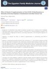 Effect of Vitamin D Supplementation on Post-Covid-19 Manifestations in Menoufia University Hospitals: A Randomized Controlled Clinical Trial