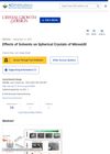 Effects of Solvents on Spherical Crystals of Minoxidil