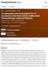 The Monophenolic Antioxidant TS-13 Accelerates Hair Restoration in Mice with Chemotherapy-Induced Alopecia