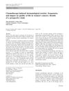 Chemotherapy-Induced Dermatological Toxicity: Frequencies and Impact on Quality of Life in Women’s Cancers. Results of a Prospective Study