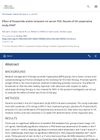 Effect of Finasteride and/or Terazosin on Serum PSA: Results of VA Cooperative Study #359