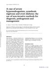A Case of Severe Hyperandrogenism, Acanthosis Nigricans, and Overt Diabetes: The Use of Non-Invasive Methods for Diagnosis, Pathogenesis, and Management