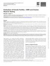 Evaluation of Female Fertility: AMH and Ovarian Reserve Testing
