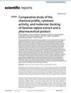 Comparative Study of the Chemical Profile, Cytotoxic Activity, and Molecular Docking of Serenoa Repens Extract and a Pharmaceutical Product