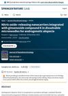 Nitric Oxide-Releasing Nanocarriers Integrated with Ginsenoside Compound K in Dissolvable Microneedles for Androgenetic Alopecia