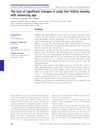 The Lack of Significant Changes in Scalp Hair Follicle Density With Advancing Age