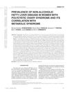 Prevalence of Non-Alcoholic Fatty Liver Disease in Women with Polycystic Ovary Syndrome and Its Correlation with Metabolic Syndrome