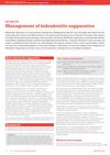 Management of Hidradenitis Suppurativa