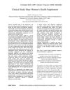 Clinical Study Map: Women's Health Supplement