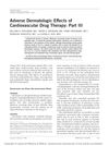 Adverse Dermatologic Effects of Cardiovascular Drug Therapy: Part III