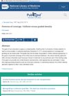 Patterns of Coverage: Uniform Versus Graded Density