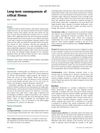 Long-Term Consequences of Critical Illness