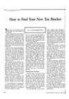 How to Find Your New Tax Bracket