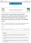 Associations Of Prenatal And Postnatal Exposure To Perfluoroalkyl Substances With Pubertal Development And Reproductive Hormones In Females And Males: The Home Study