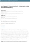 A Comparative Study of Treatment Modalities in Female Androgenetic Alopecia