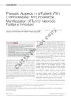 Psoriatic Alopecia in a Patient With Crohn's Disease: An Uncommon Manifestation of Tumor Necrosis Factor Alpha Inhibitors