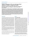 Timing of Expression of the Core Clock Gene Bmal1 Influences Its Effects on Aging and Survival