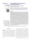 Topical Melatonin for Treatment of Androgenetic Alopecia