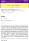 A Comparative Study of Regulations of Cell and Gene Therapy in the US, EU, and India