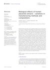 Biological Effects of Human Placental Extracts: Variations in Manufacturing Methods and Compositions